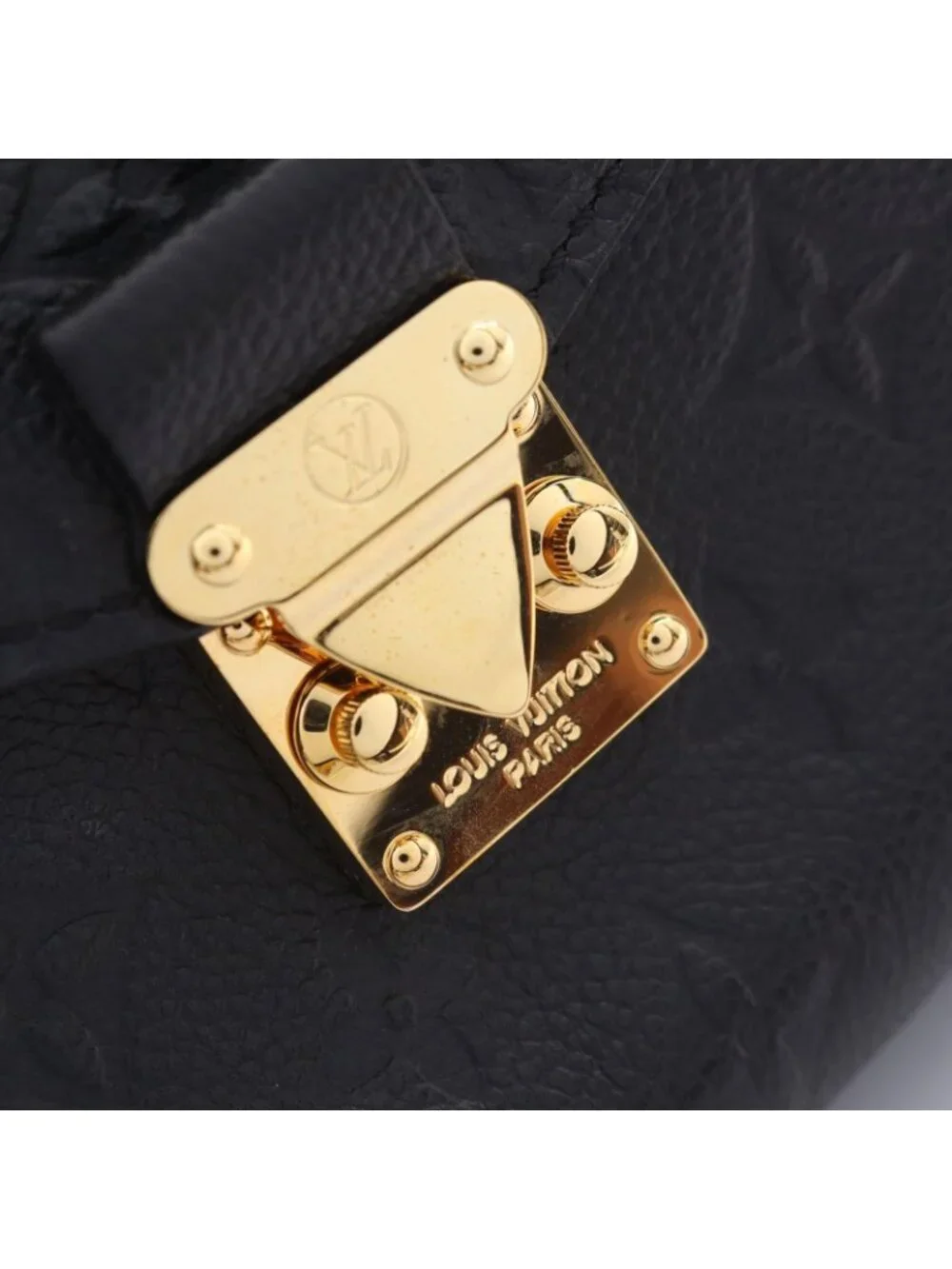 Louis Vuitton Handbag Pochette Metis MM Monogram Empreinte Noir 2-Way Leather